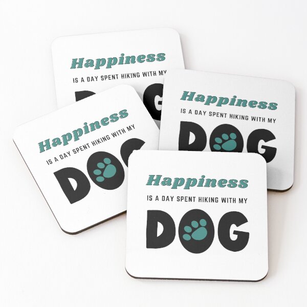 Item preview, Happiness is a day spent hiking with my dog designed and sold by Kozachka.