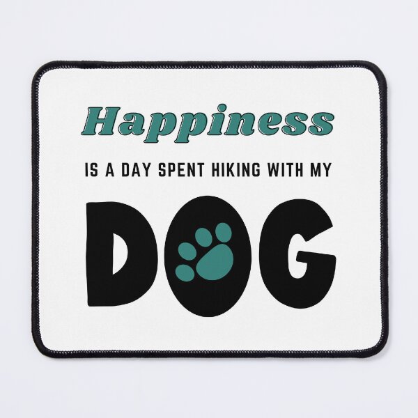 Item preview, Happiness is a day spent hiking with my dog designed and sold by Kozachka.