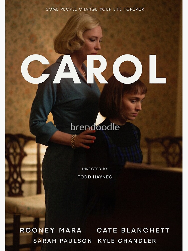 Carol 2015 Alternative Film Movie Poster 2 Photographic Print For