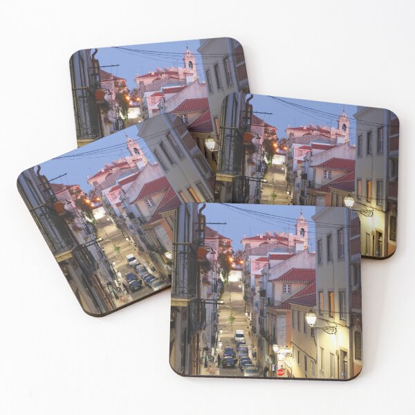 Item preview, Travessa do Cabral at dusk in Bairro Alto, Lisbon, Portugal designed and sold by Torsten  Krüger.