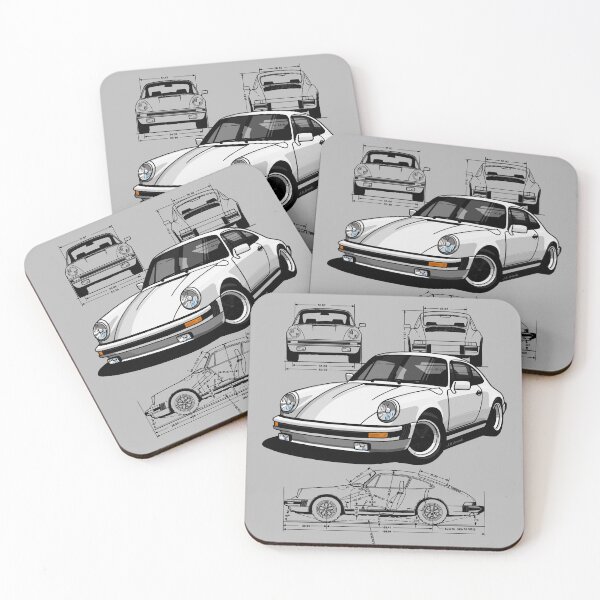 Item preview, My drawing of the classic German coupe designed and sold by designjaag.