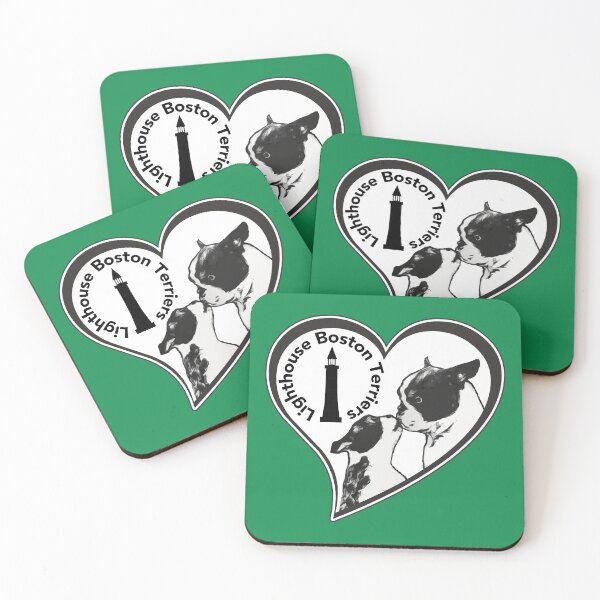Item preview, Lighthouse Boston Terriers, Green Designs designed and sold by It's Just Me.