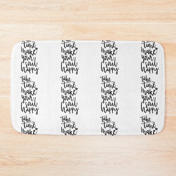 Item preview, Take time to make your soul happy quote designed and sold by ManifestoDesign.