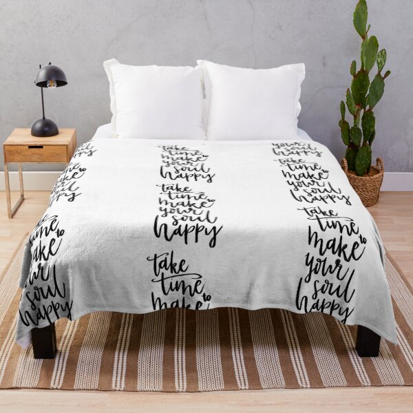 Item preview, Take time to make your soul happy quote designed and sold by ManifestoDesign.