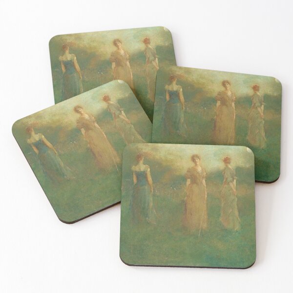 Item preview, In the Garden by Thomas Wilmer Dewing - Vintage Art designed and sold by RickE.