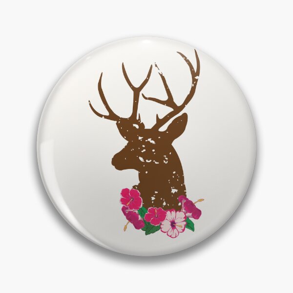 Item preview, Stag With Pink Flowers Oktoberfest designed and sold by ElJimmo.