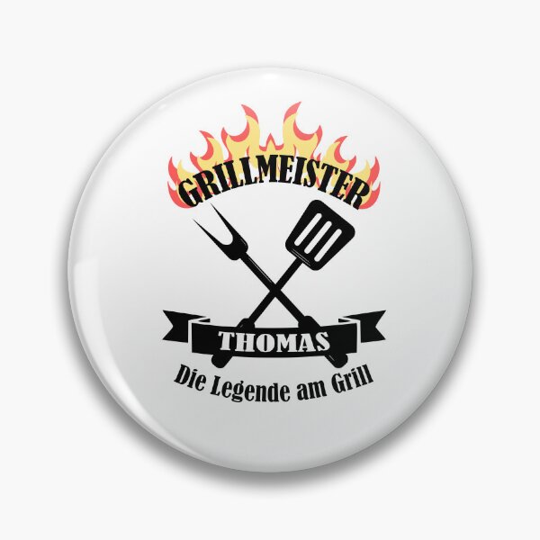 Item preview, Grill master Thomas funny saying first name designed and sold by JanooFactory.