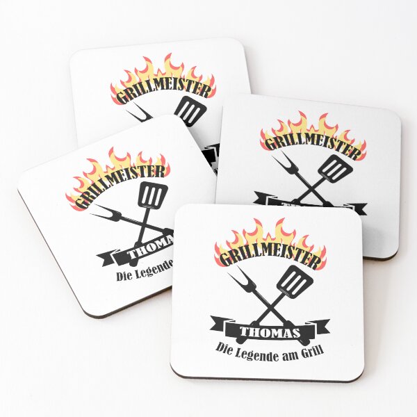 Item preview, Grill master Thomas funny saying first name designed and sold by JanooFactory.