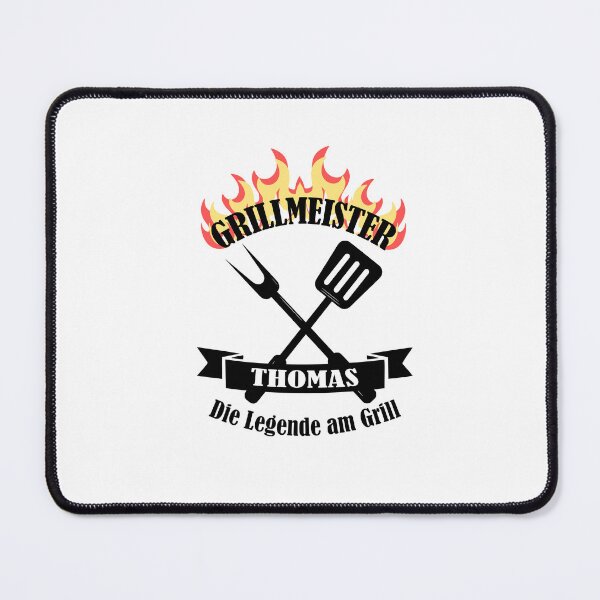 Item preview, Grill master Thomas funny saying first name designed and sold by JanooFactory.