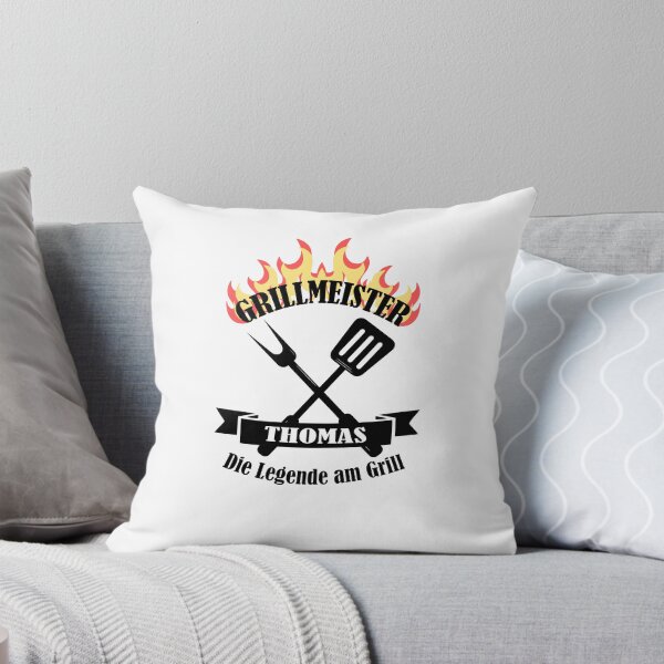 Item preview, Grill master Thomas funny saying first name designed and sold by JanooFactory.