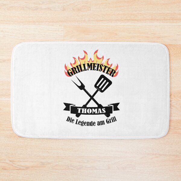 Item preview, Grill master Thomas funny saying first name designed and sold by JanooFactory.