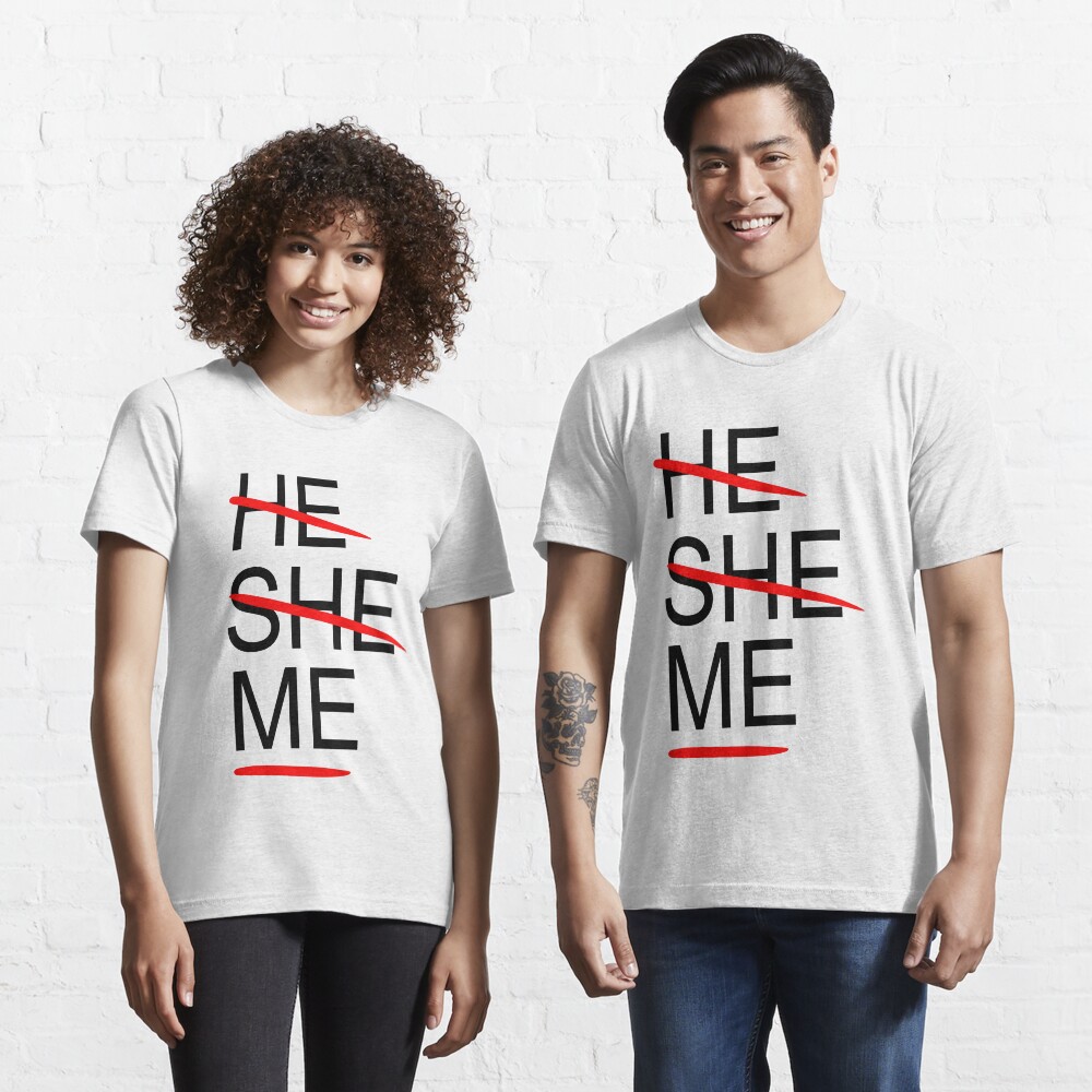 he and she t shirts