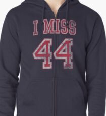 I Miss 44 Barack Obama Zipped Hoodie
