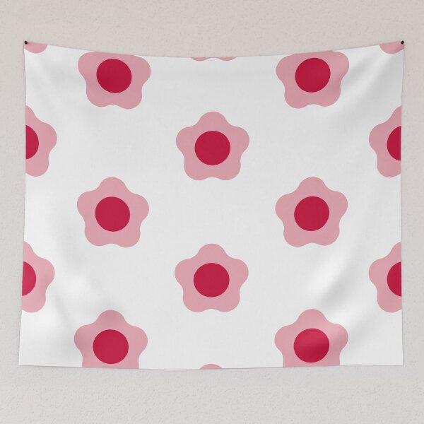 Item preview, Simple flower pattern in pink and red designed and sold by IlustraDeni.