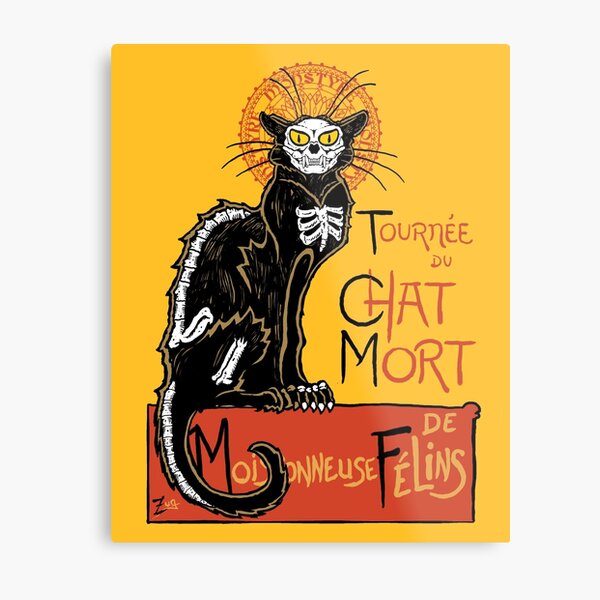 Chat Noir Metal Prints Redbubble