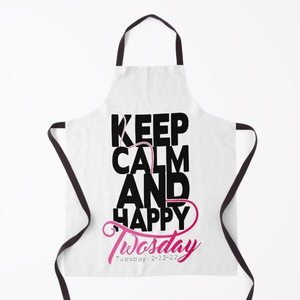 Item preview, keep calm and happy towsday, 2 22 22, design t-shirt 02 designed and sold by elmanchour.