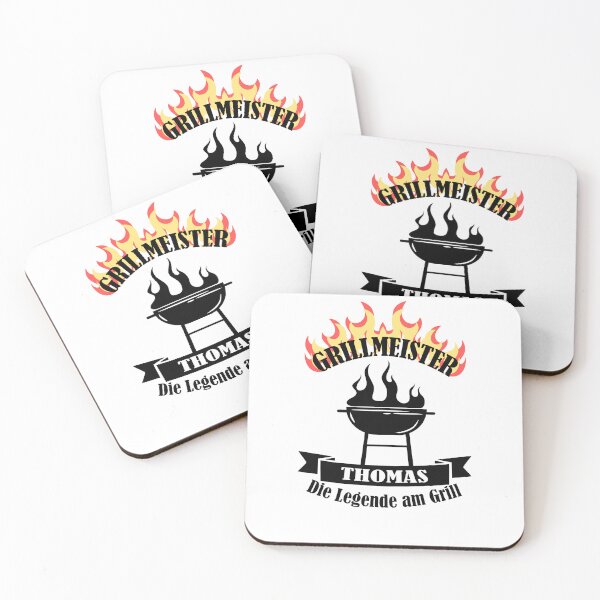 Item preview, Grill master Thomas funny saying first name designed and sold by JanooFactory.