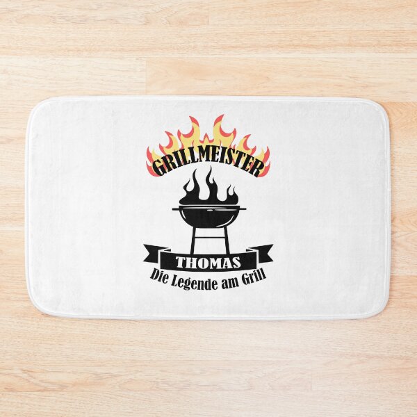 Item preview, Grill master Thomas funny saying first name designed and sold by JanooFactory.
