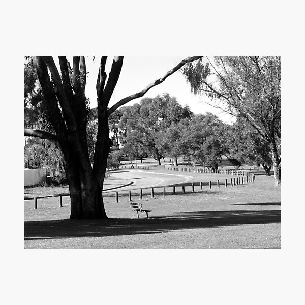 Item preview, Empty Park (B&W) designed and sold by Sandra Chung.