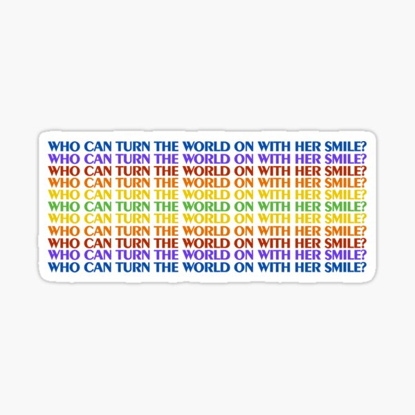 Love Is All Around Sticker