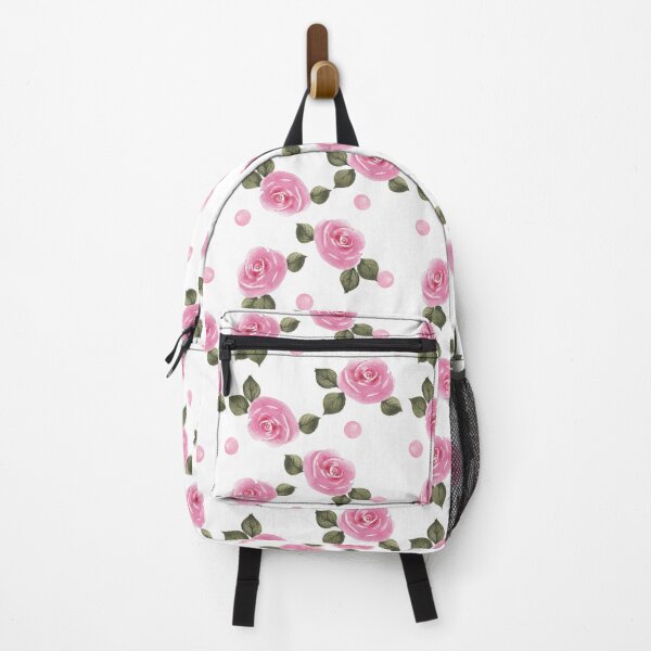 Item preview, Pink Watercolor Roses and Dots designed and sold by HildegunStudio.