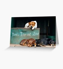 The Boss Greeting Card