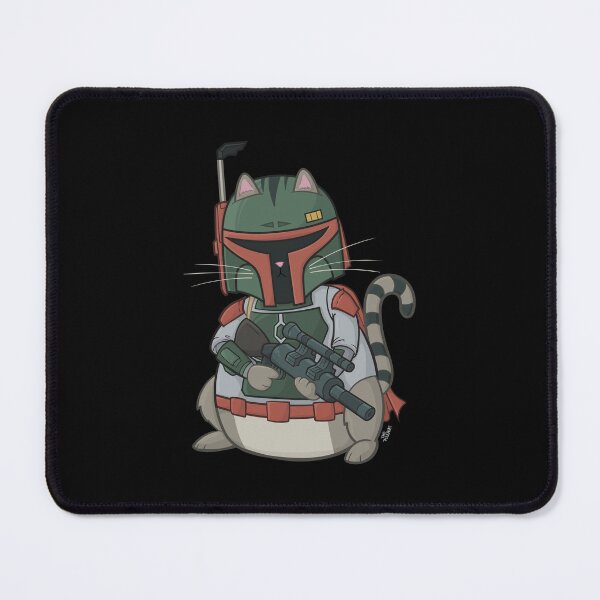 Item preview, Boba Cat Bounty Hunter Illustration by The PizzaCat designed and sold by pizzacatparty.