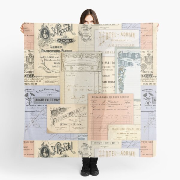 Item preview, Collage of Antique European Ephemera designed and sold by LarkDesigns.