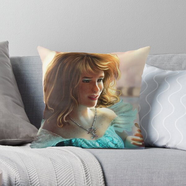 Mierna at the Palace Throw Pillow