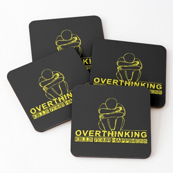 Item preview, Overthinking Kills Your Happiness Funny designed and sold by soebekhi.