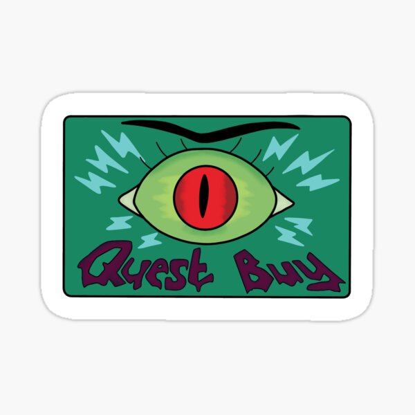 Quest Buy Card" Sticker for Sale LWBookClub Redbubble