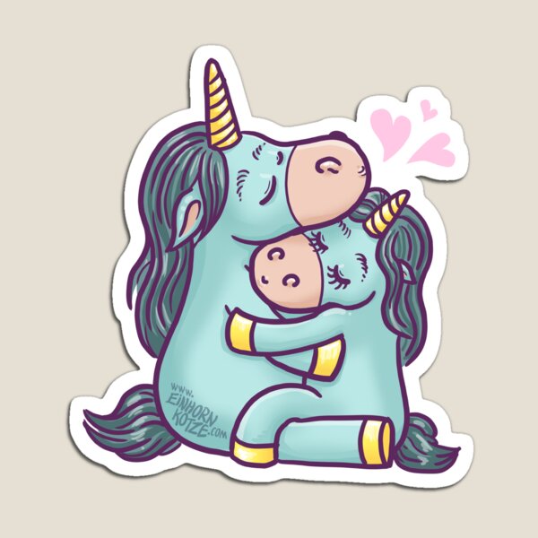 Loving unicorns Magnet
