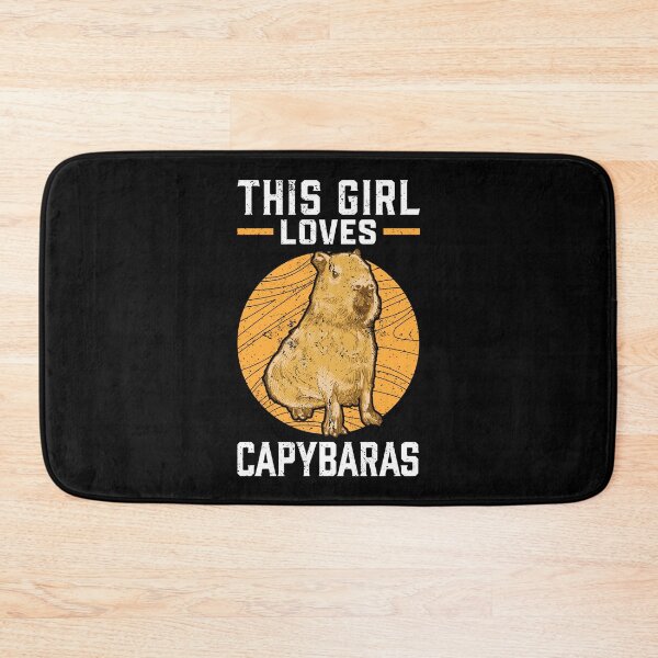 Item preview, Capybara girl South American capybara designed and sold by madgrfx.