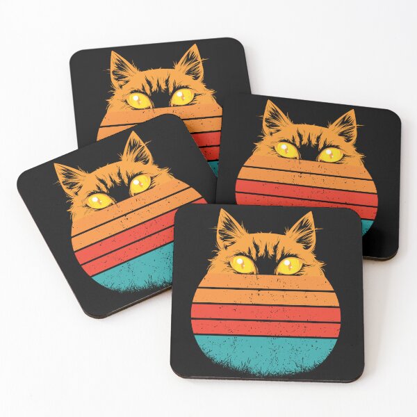 Item preview, funny cute retro cat for people cats owners designed and sold by salahnewdesign.