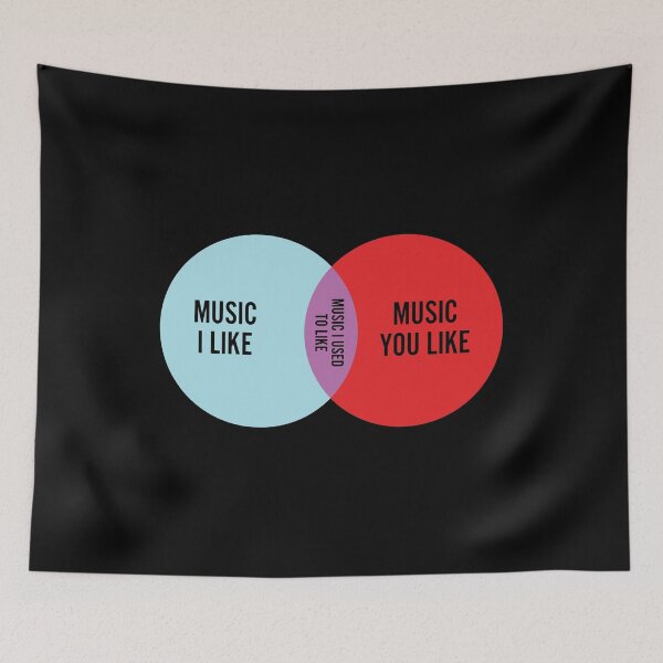 Item preview, Music I Like, Music You Like - The IT Crowd designed and sold by GeeksUnique.