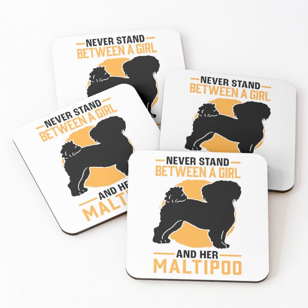 Item preview, Girl with Maltipoo dog owner designed and sold by madgrfx.
