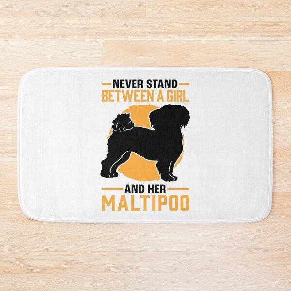 Item preview, Girl with Maltipoo dog owner designed and sold by madgrfx.