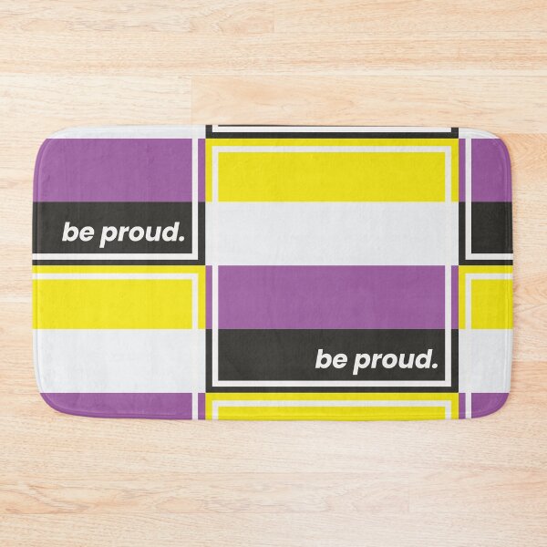 Item preview, Proud Nonbinary Pride Month Rainbow Flag designed and sold by StickerbashCo.