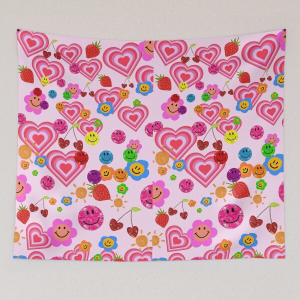 Item preview, pink y2k hearts  designed and sold by NSdesigns55.