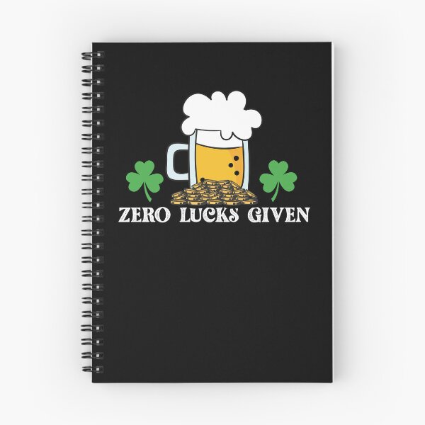 Item preview, Zero Lucks Given, Funny Get Some Luck Shamrocks St. Patrick's Day designed and sold by hattem.
