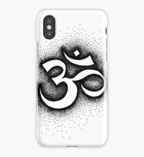 Om - Black iPhone Case