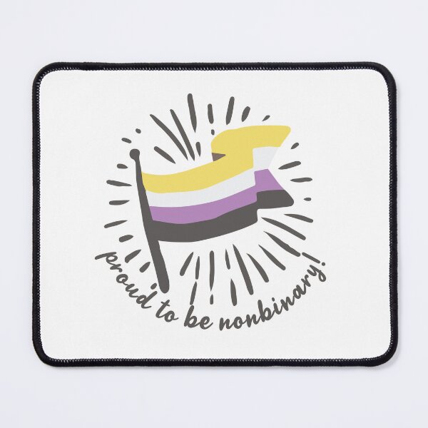 Item preview, Nonbinary Flag LGBT Pride Love Is Love designed and sold by StickerbashCo.