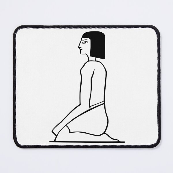 Item preview, egyptian symbol , kneeling woman designed and sold by JAG2B.