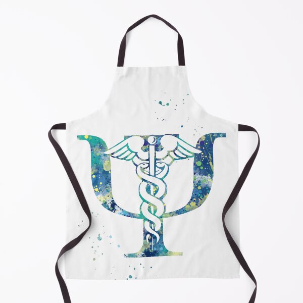 Item preview, Psychiatry Symbol Psi and Rod of Asclepius designed and sold by EvasDreams.