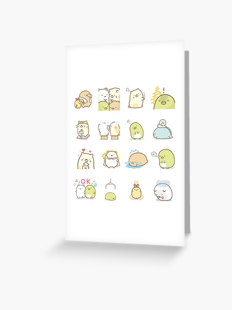 Sumikko gurashi, #4 Kawaii sumikkogurashi Pack Sticker for Sale by mizro