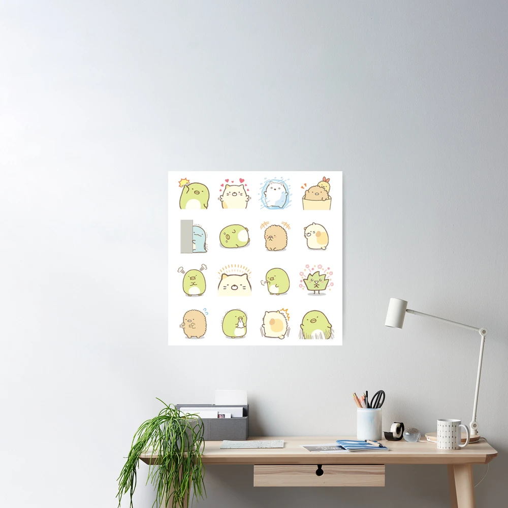 Sumikko gurashi, #2 Kawaii sumikkogurashi Pack Sticker for Sale by mizro