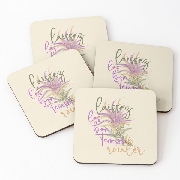 Item preview, LET THE GOOD TIMES ROLL NEW ORLEANS MARDI GRAS FEATHERS designed and sold by Mercurial Merkaba.