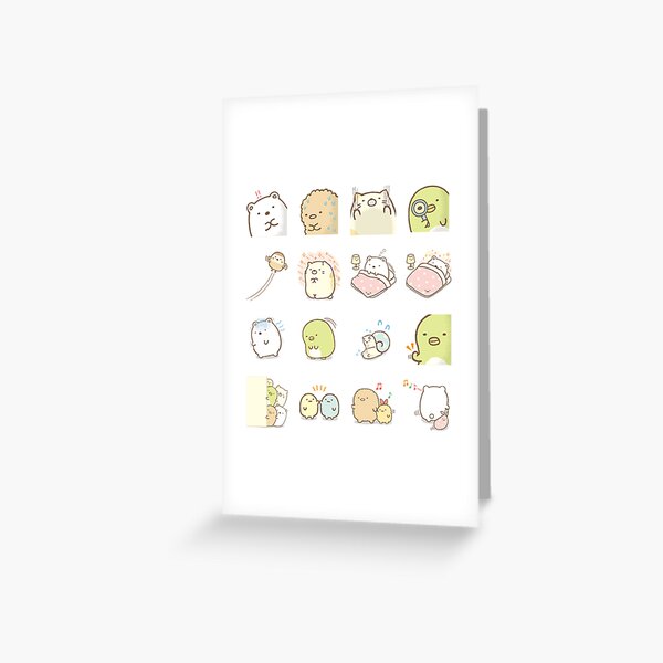 SUMIKKO GURASHI Cute Neko Sticker 9 Pack | Poster