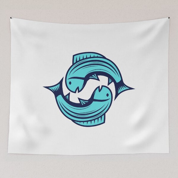 Item preview, Two Blue Fishes designed and sold by AlexLab.