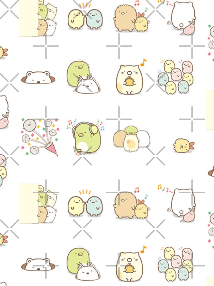 Sumikko gurashi, #5 Kawaii sumikkogurashi Pack Sticker for Sale by mizro